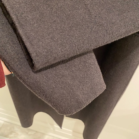 Sandro Wool Long Grey Coat *fabulously versatile!* sz40 - Picture 7 of 10